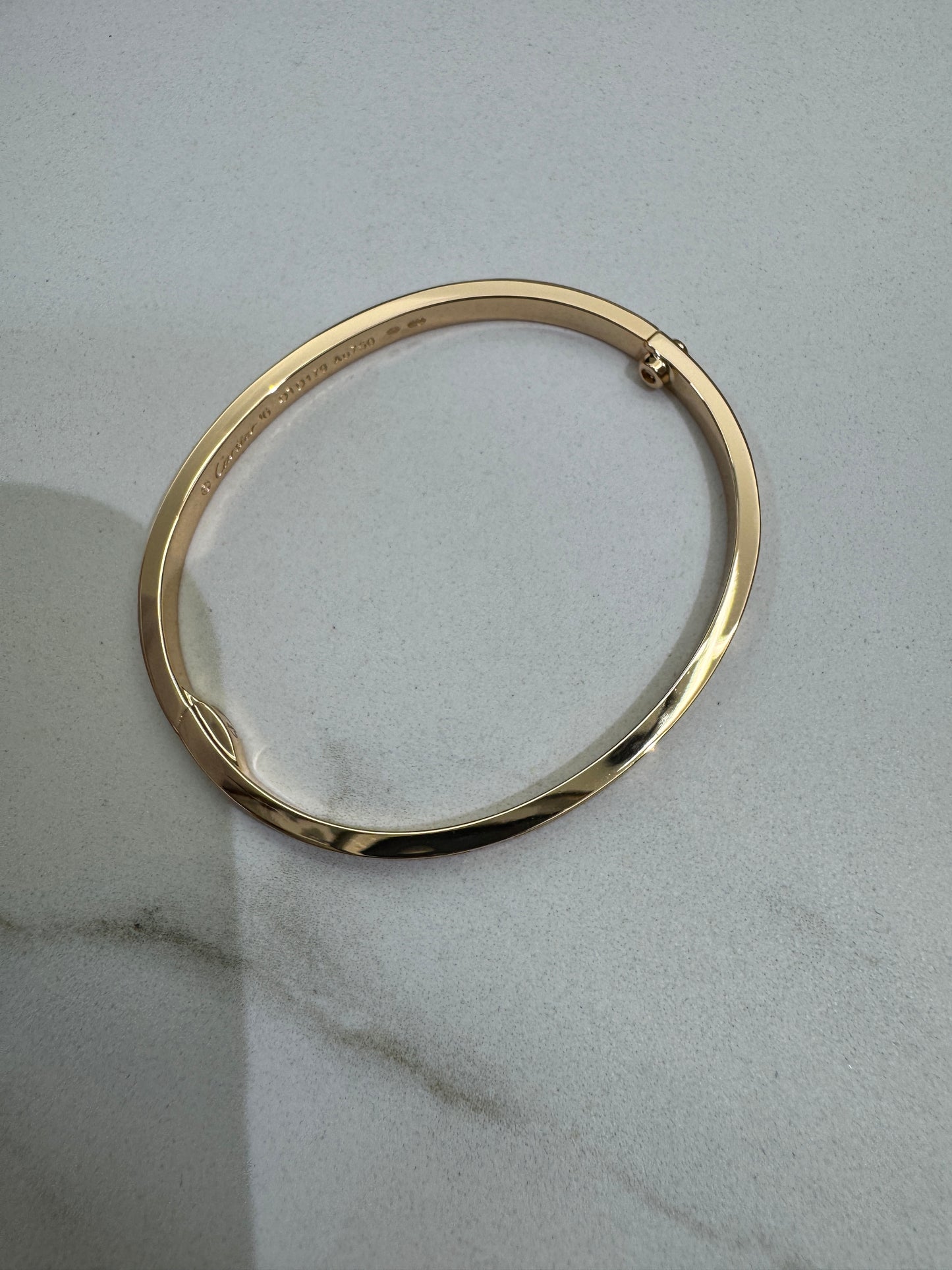 CARTIER Love Bracelet 窄版滿天星 玫瑰金