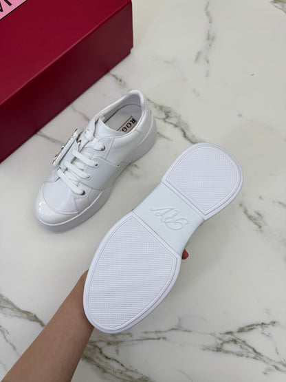 RV Viv’ Skate 厚底鑽扣小白鞋