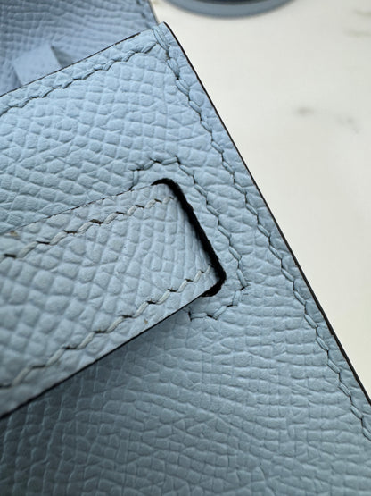 HERMES Kelly to-go 聖杯藍 08 Blue Pale Epsom PHW