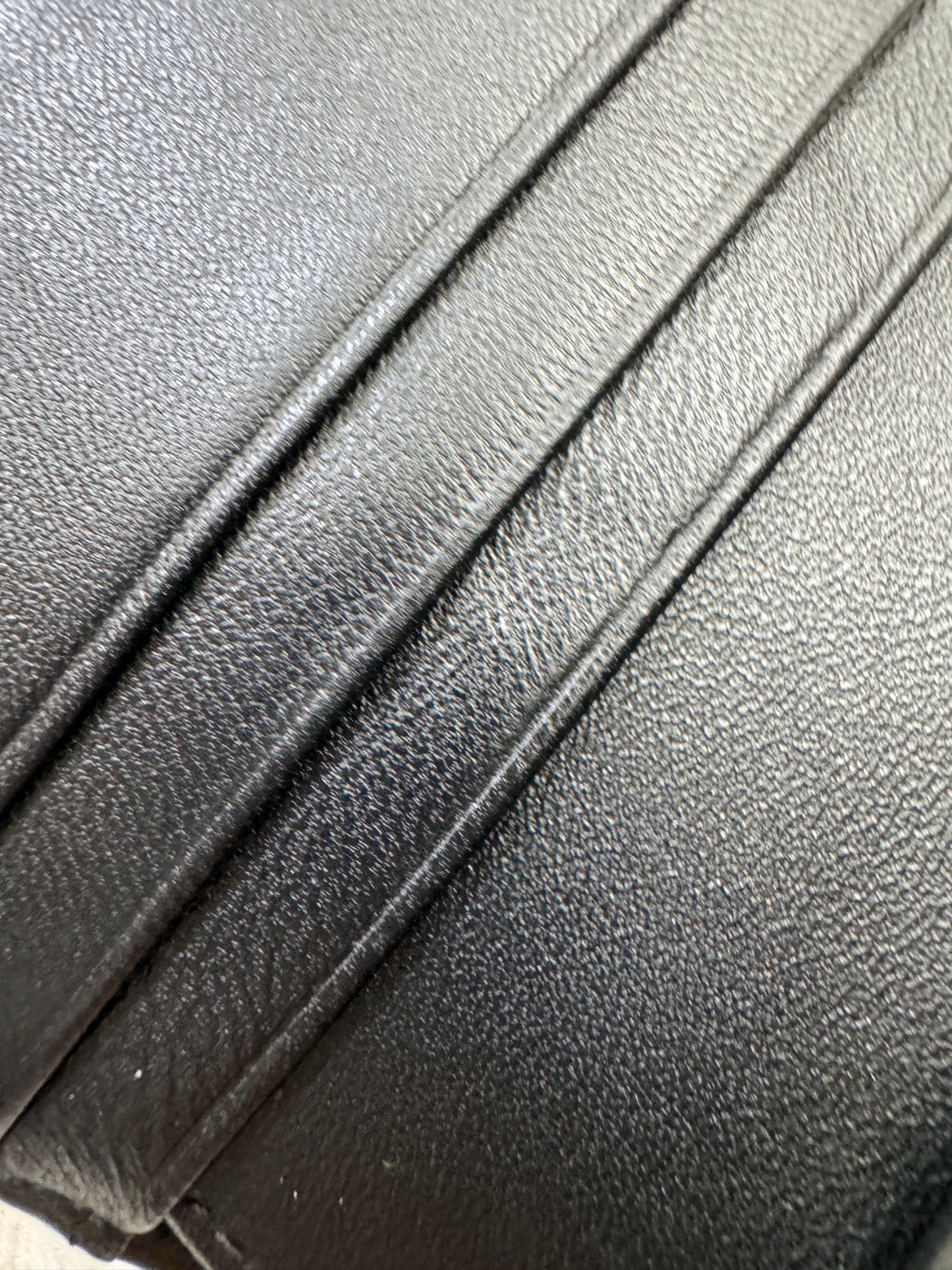 CELINE Wallet 凱旋門金扣Box皮