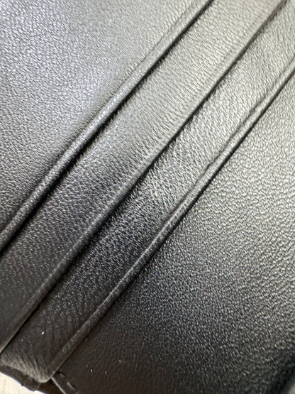 CELINE Wallet 凱旋門金扣Box皮