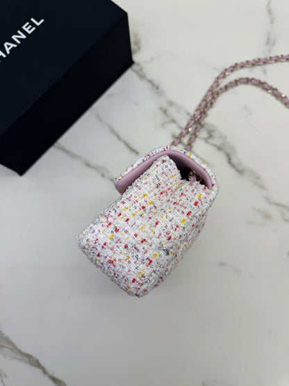 CHANEL 25P Mini CF20 毛呢 Tweed