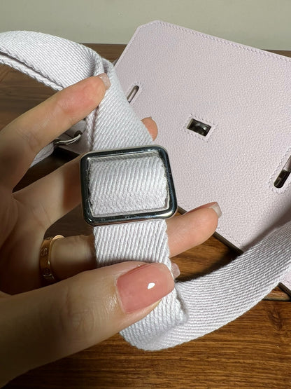 HERMES Mini Jypsiere 夢幻紫 銀扣￼evercolour