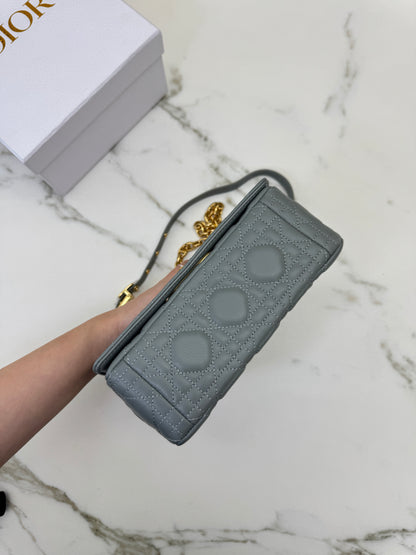 DIOR Caro Small 石灰色