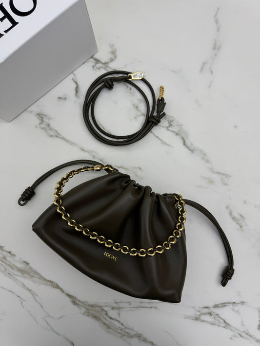 LOEWE Flamenco Purse Medium 卡其綠