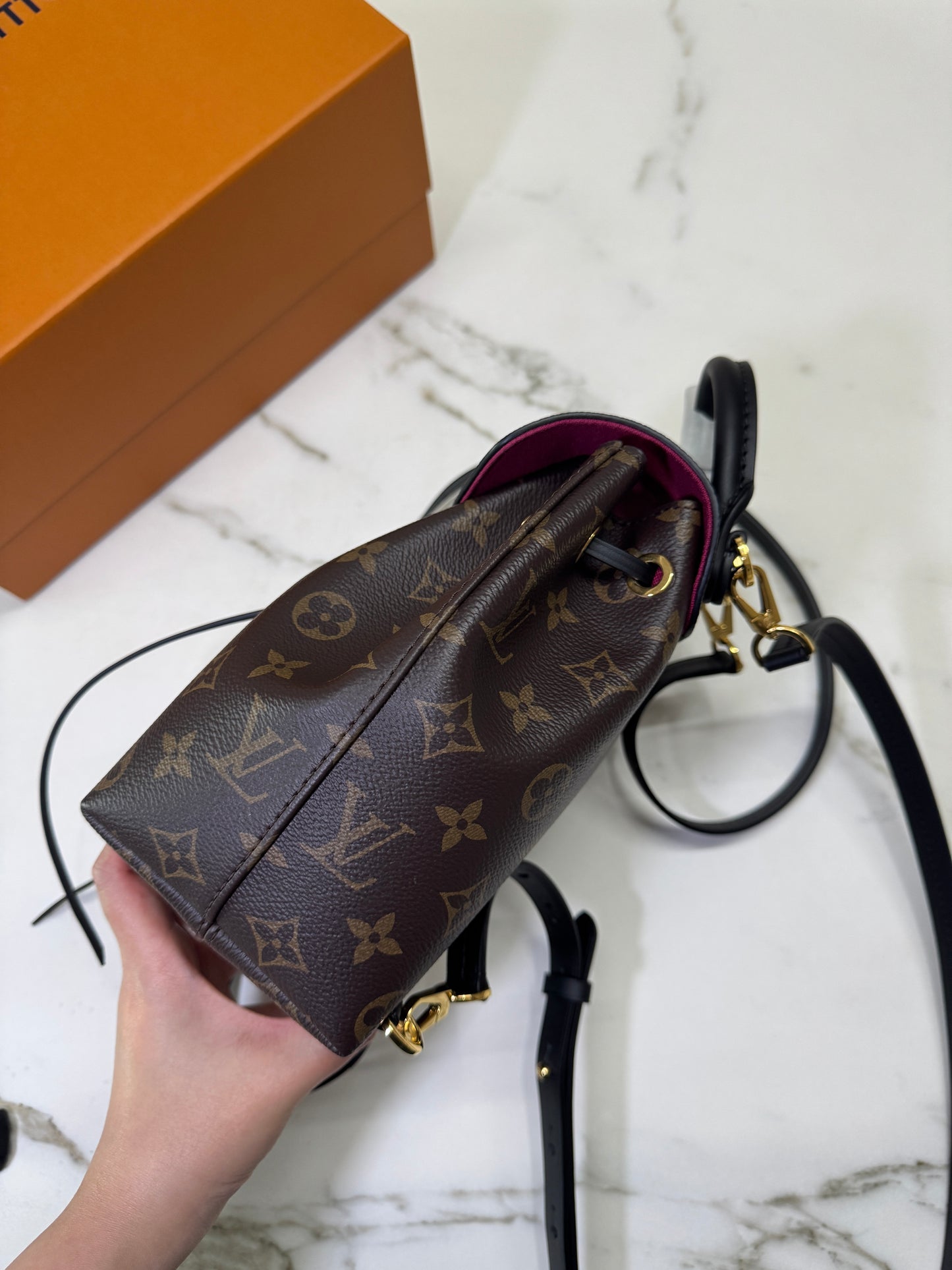 LV Montsouris BB Monogram Backpack