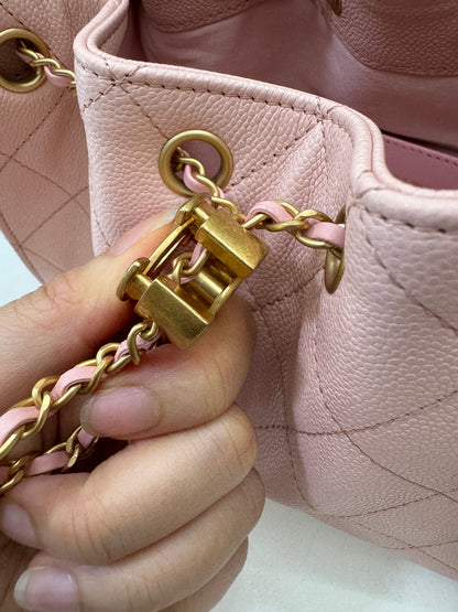 CHANEL Mini 25Bag 26P櫻花粉