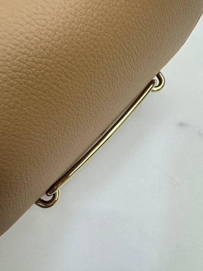HERMES Roulis 19 奶茶色淺金扣 Chai Evercolor PBHW