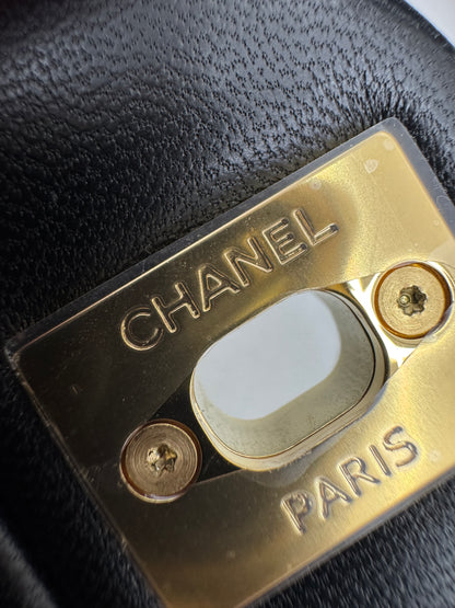 CHANEL CF25 Medium 黑金羊