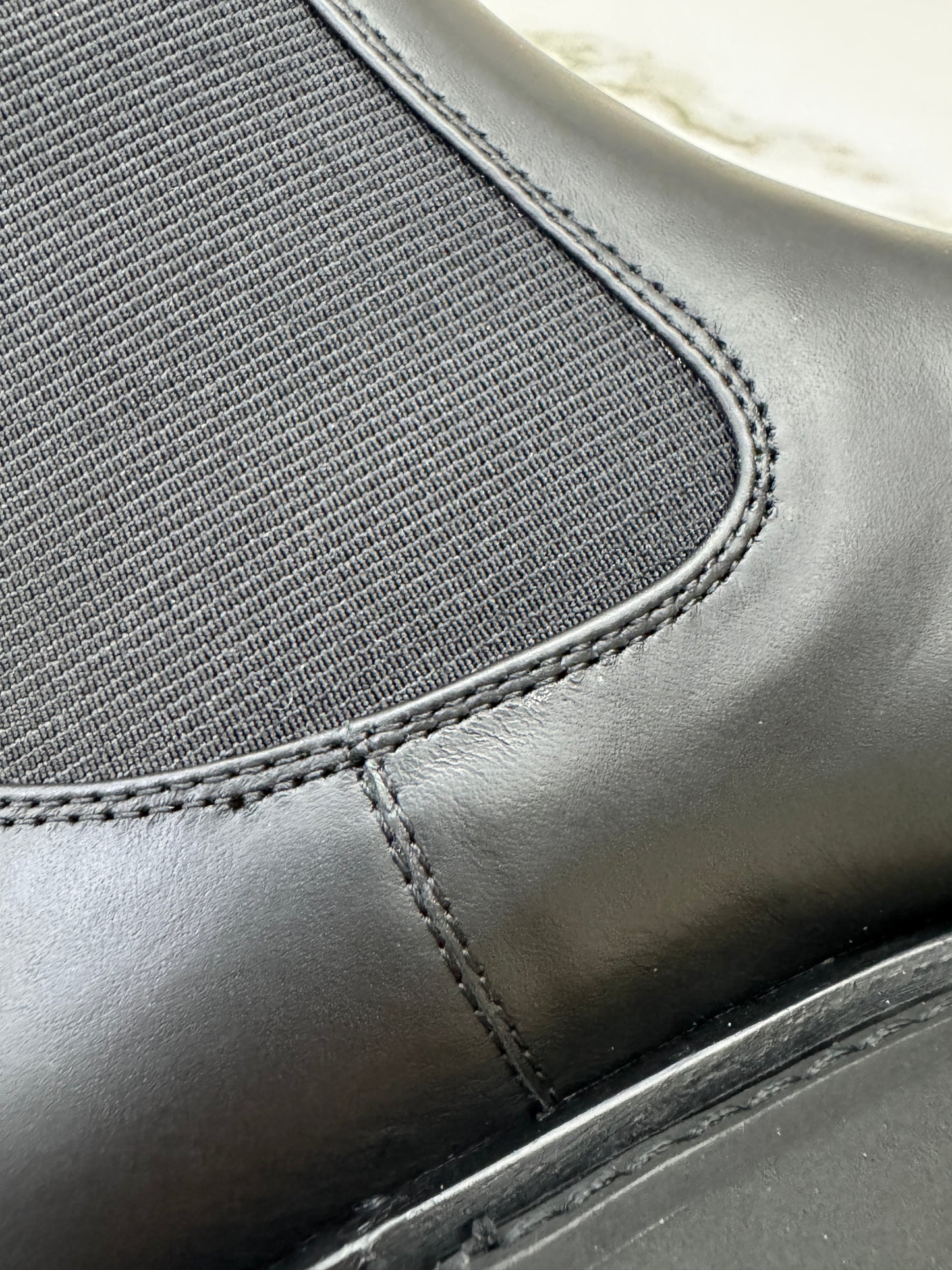 CHANEL 22C 漆皮拼牛皮 切爾西短靴 Chelsea Boots