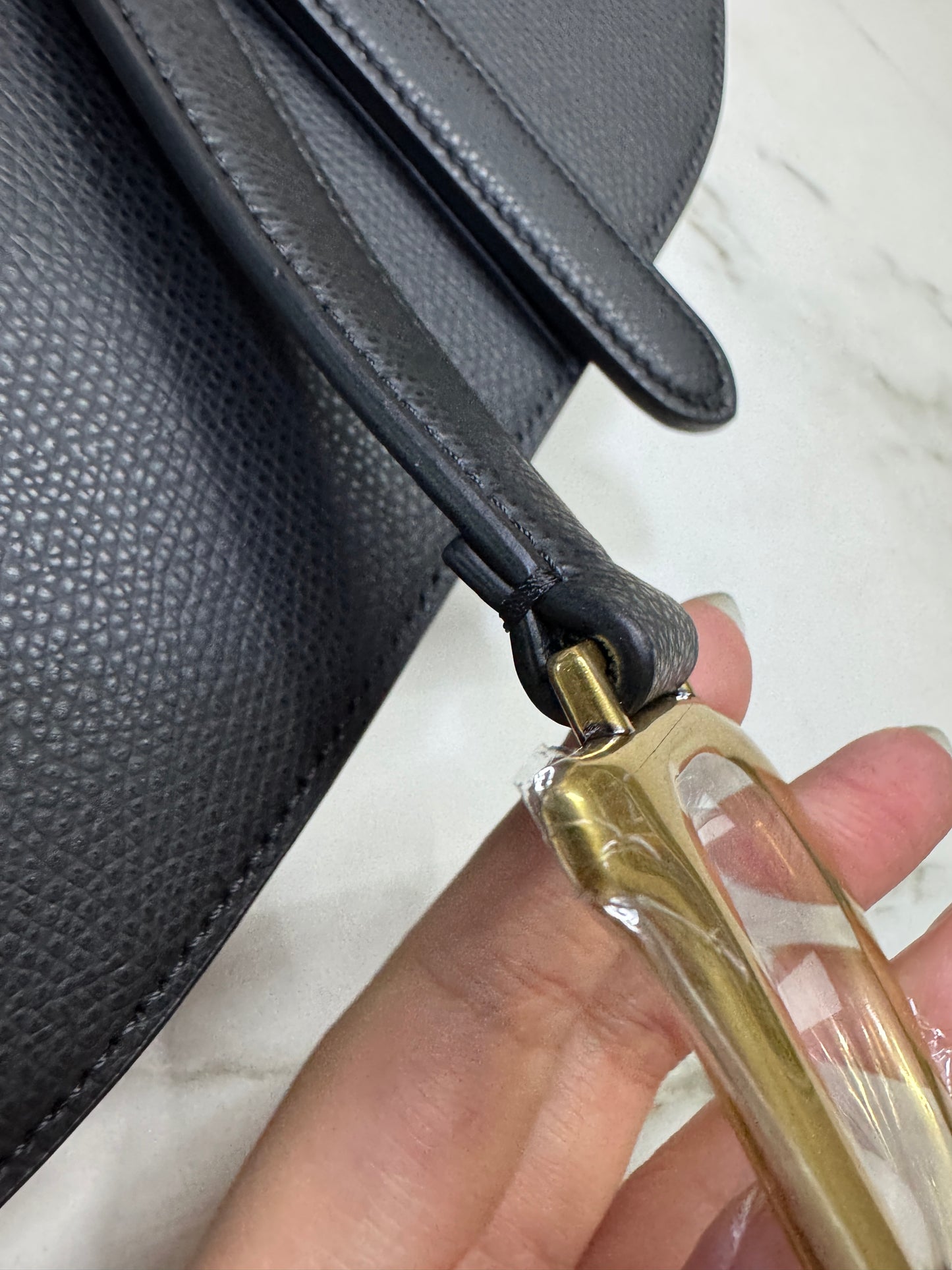 DIOR Saddle Medium Black