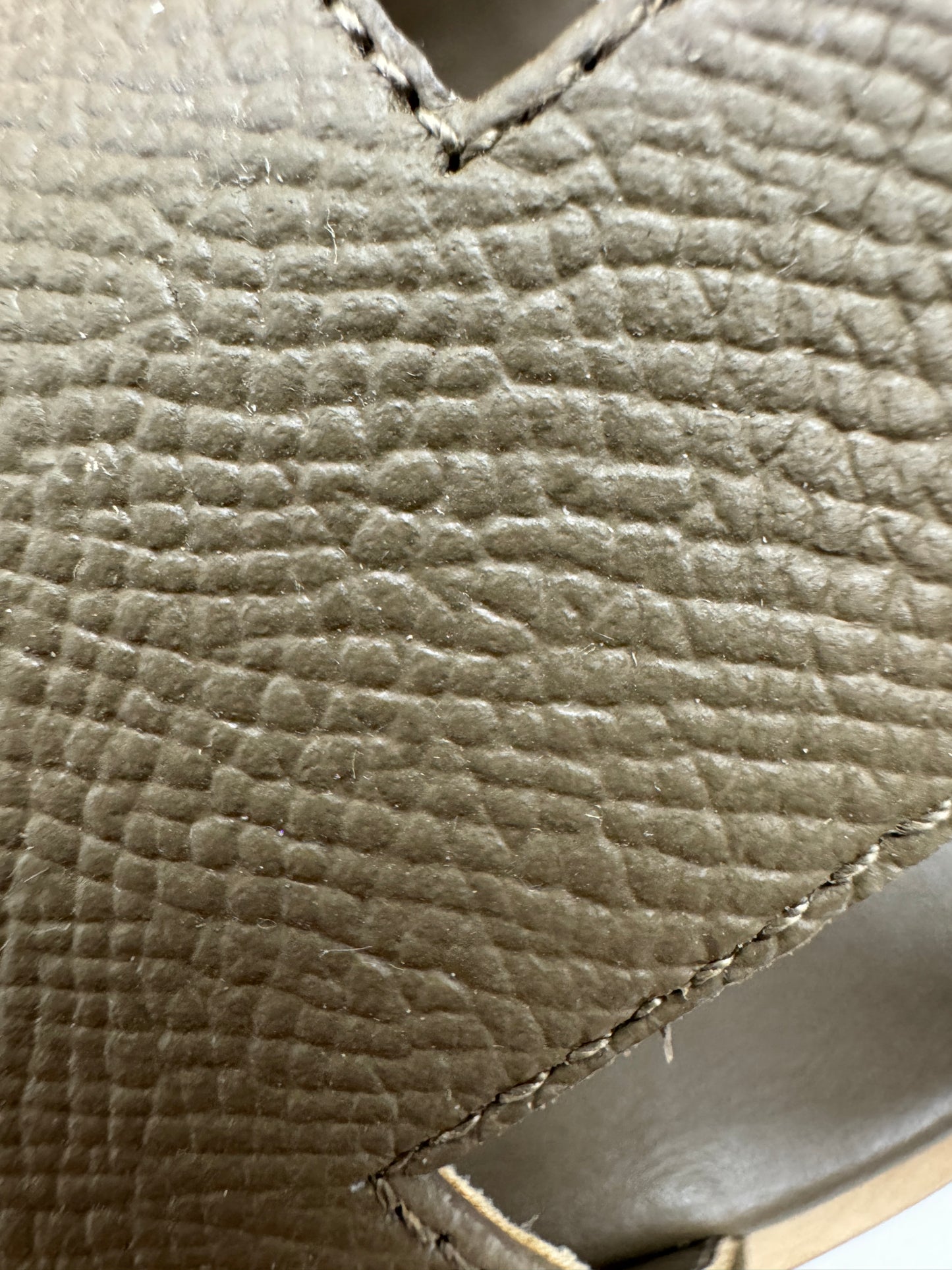 HERMES Oran 大象灰 Epsom