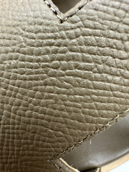 HERMES Oran 大象灰 Epsom