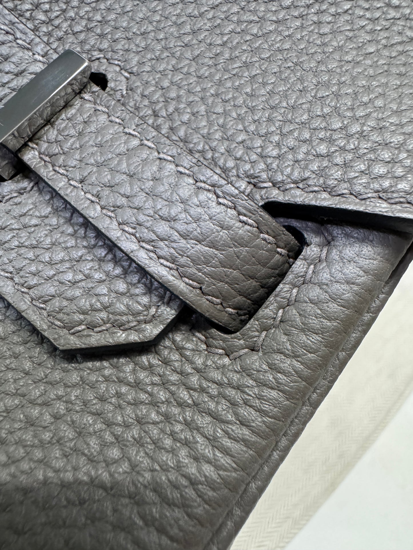 HERMES Birkin 25 錫器灰 銀扣 Togo 8F Etain PHW