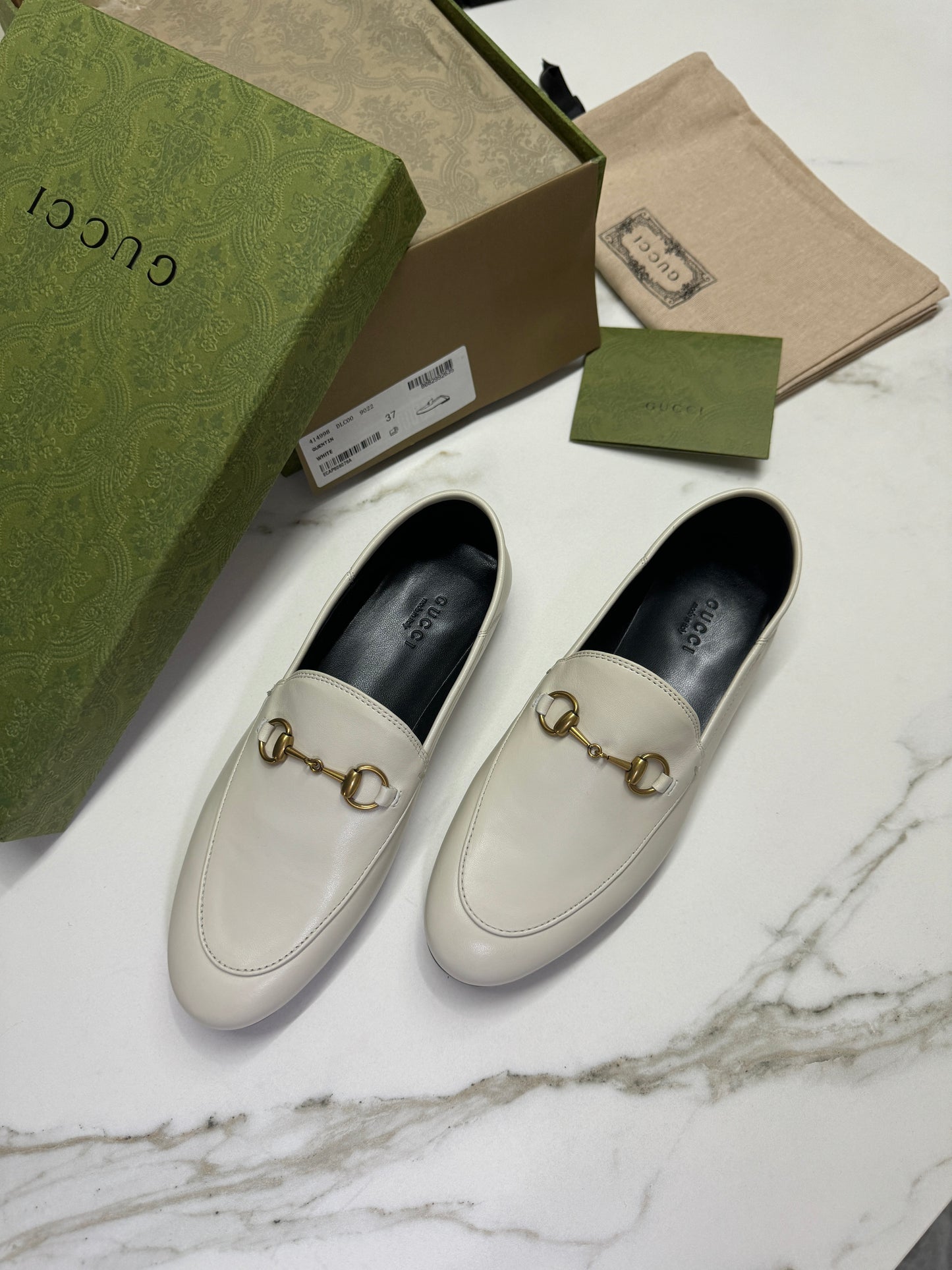 GUCCI Loafers 踩跟樂福鞋 奶白色