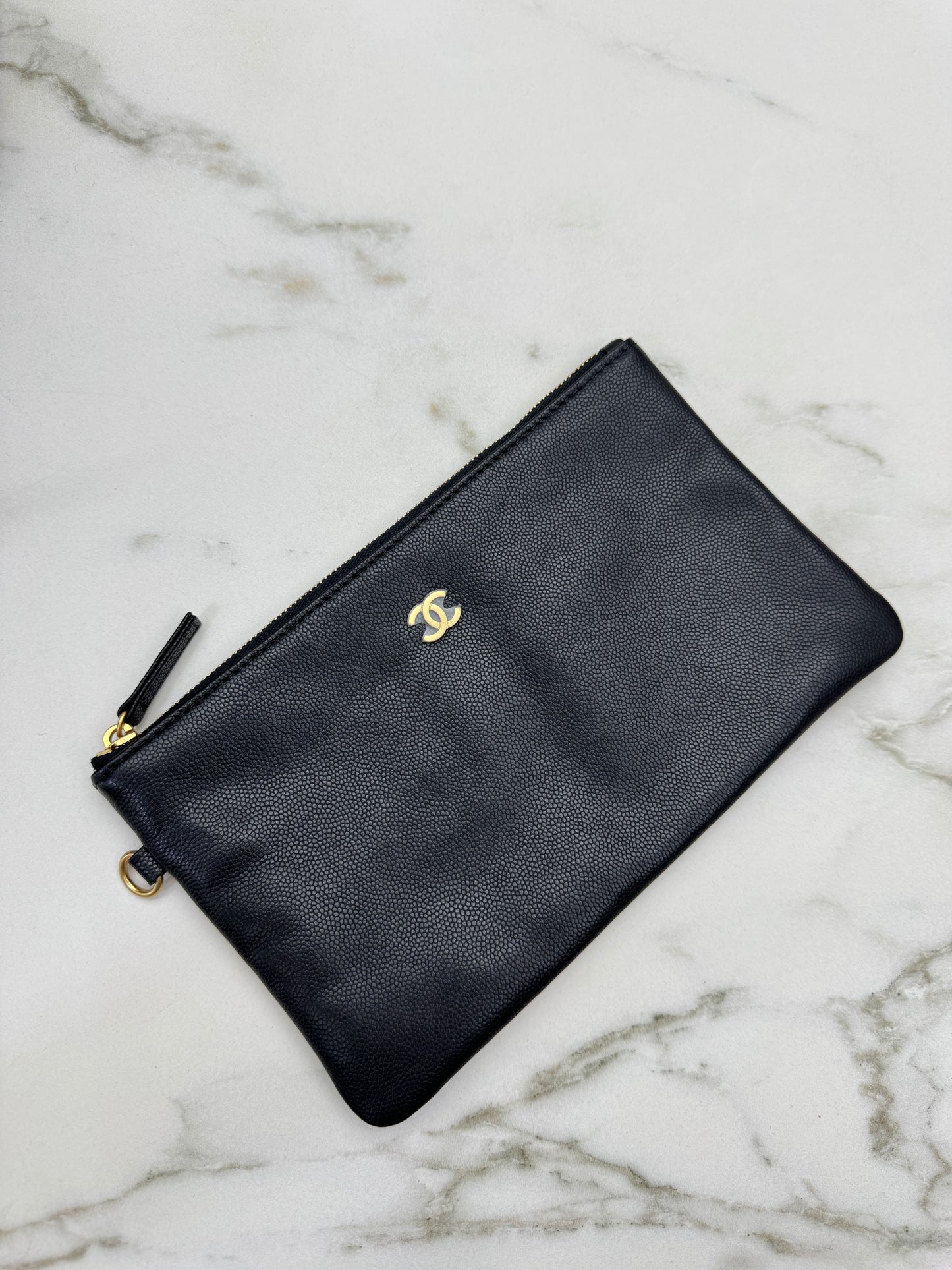 CHANEL 25Bag Medium 黑色荔枝皮