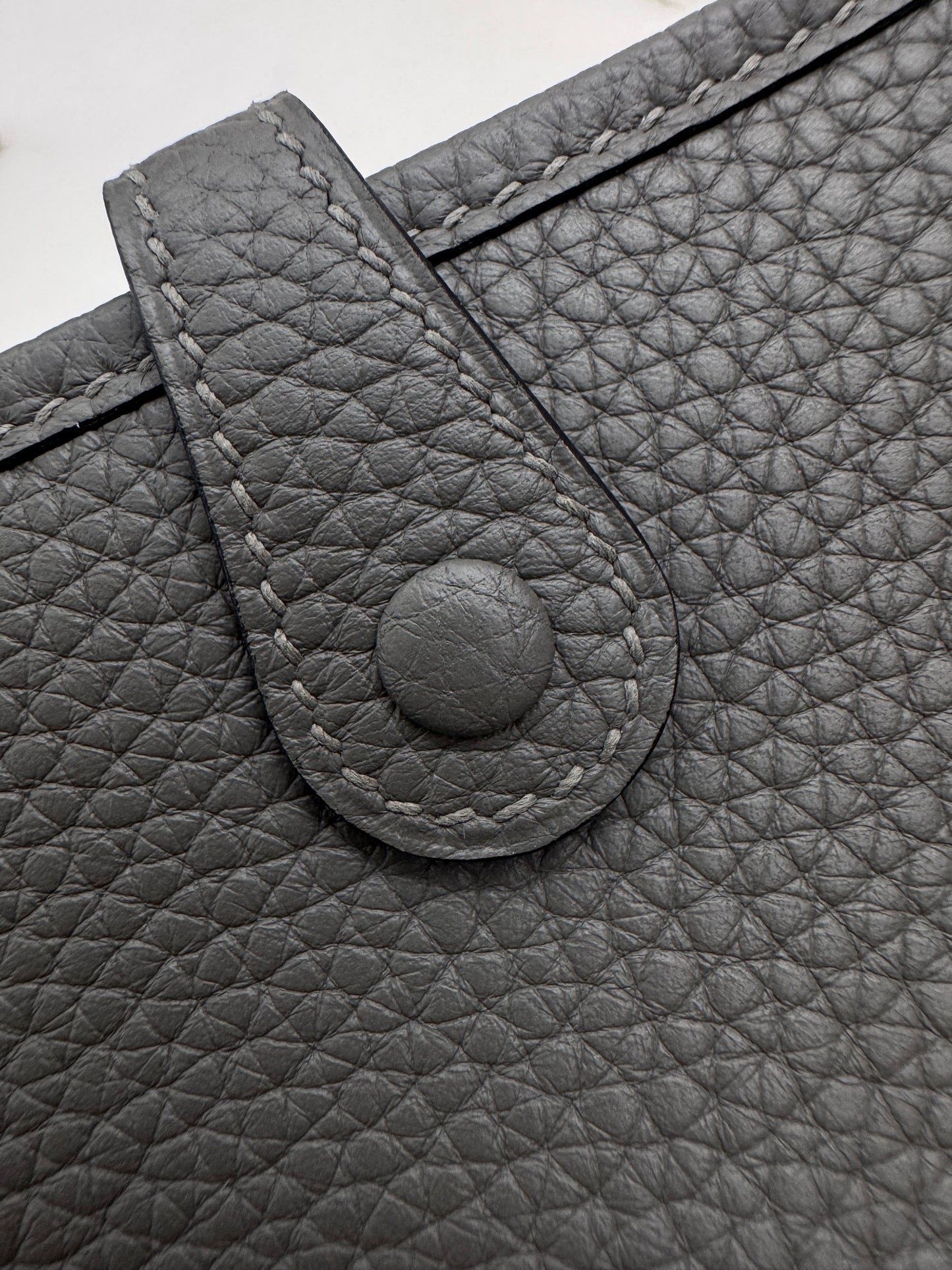 HERMES Mini Evelyne 積雨雲灰銀扣 Gris Meyer PHW