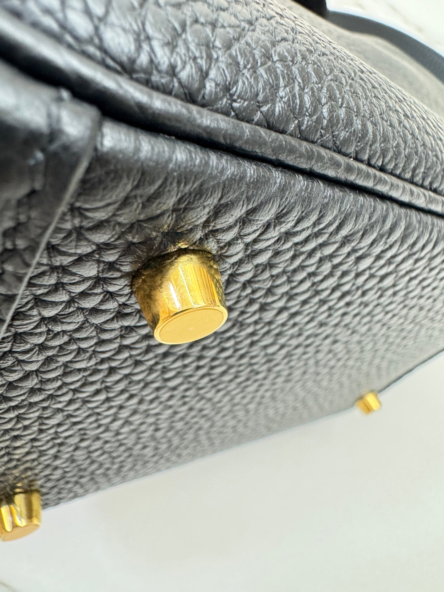 HERMES Mini Lindy II 黑金 Nior TC GHW