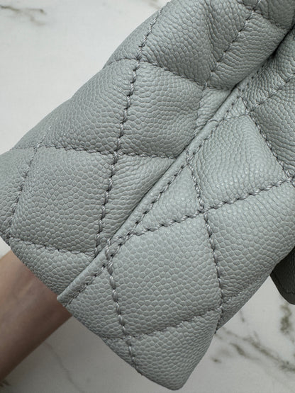 CHANEL Mini Cocohandle 霧霾藍/冰川藍 Cloud Blue