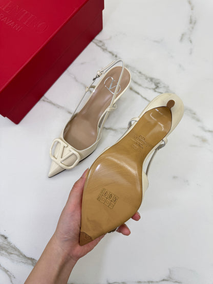 VALENTINO Vlogo Signature Slingback 8cm
