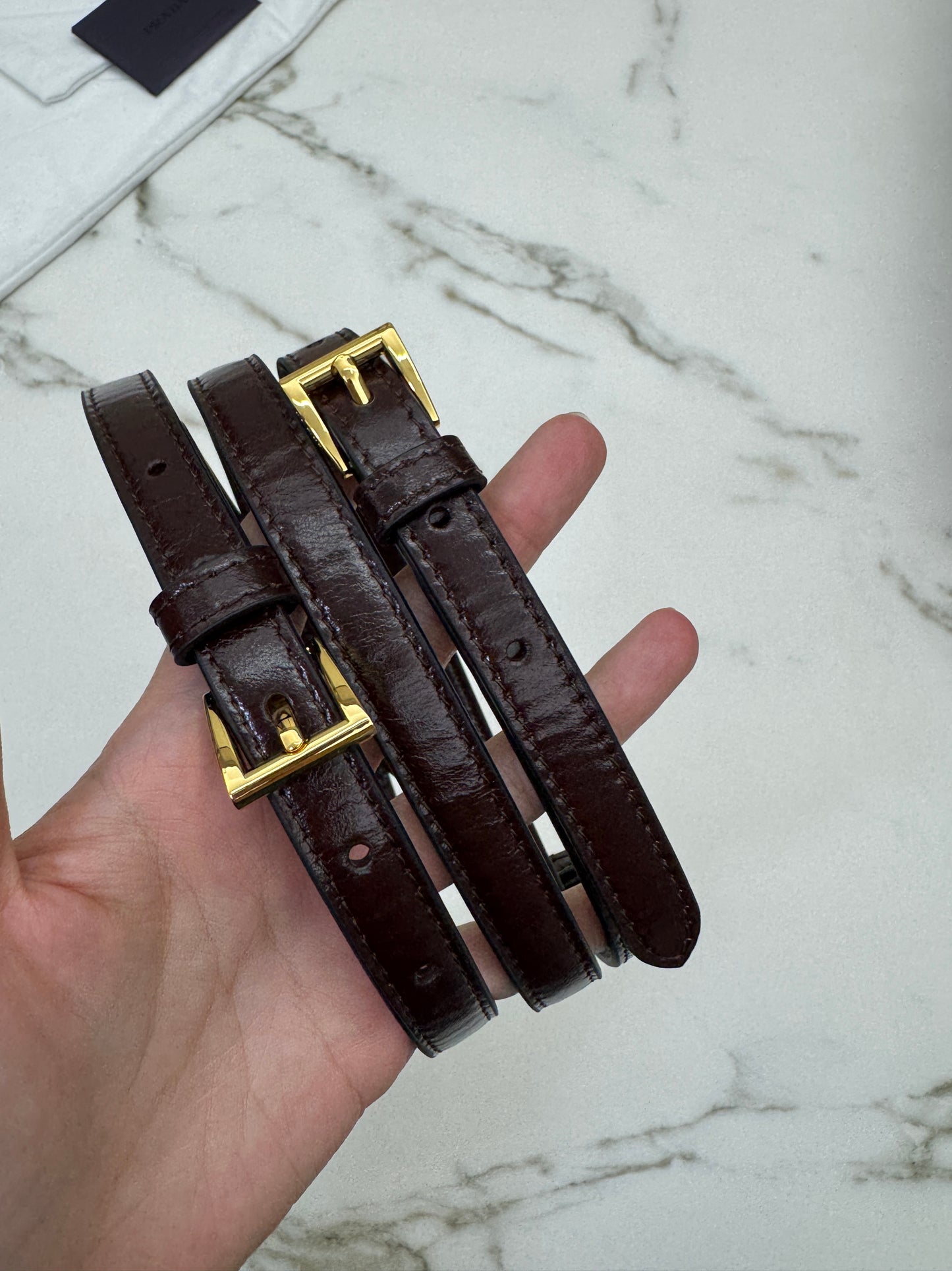 PRADA Bonnie XL Dark Brown (Lux Soft)