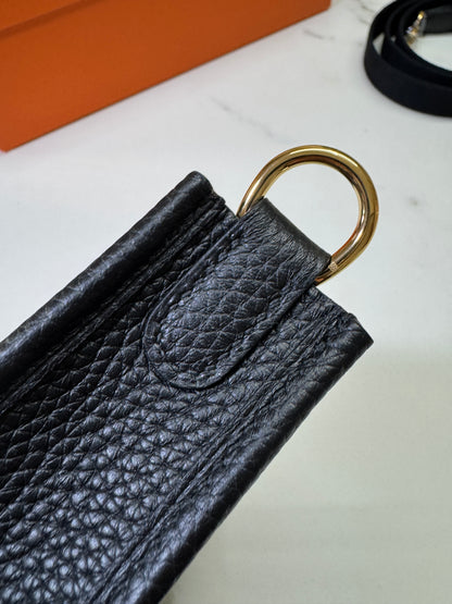 HERMES Mini Evelyn Noir GHW