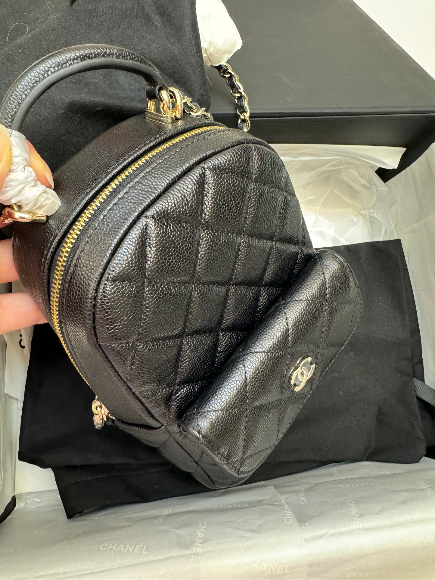 CHANEL 24C 小書包 黑色