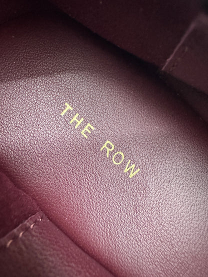 THE ROW 小羊皮瑪麗珍芭蕾舞鞋 黑色