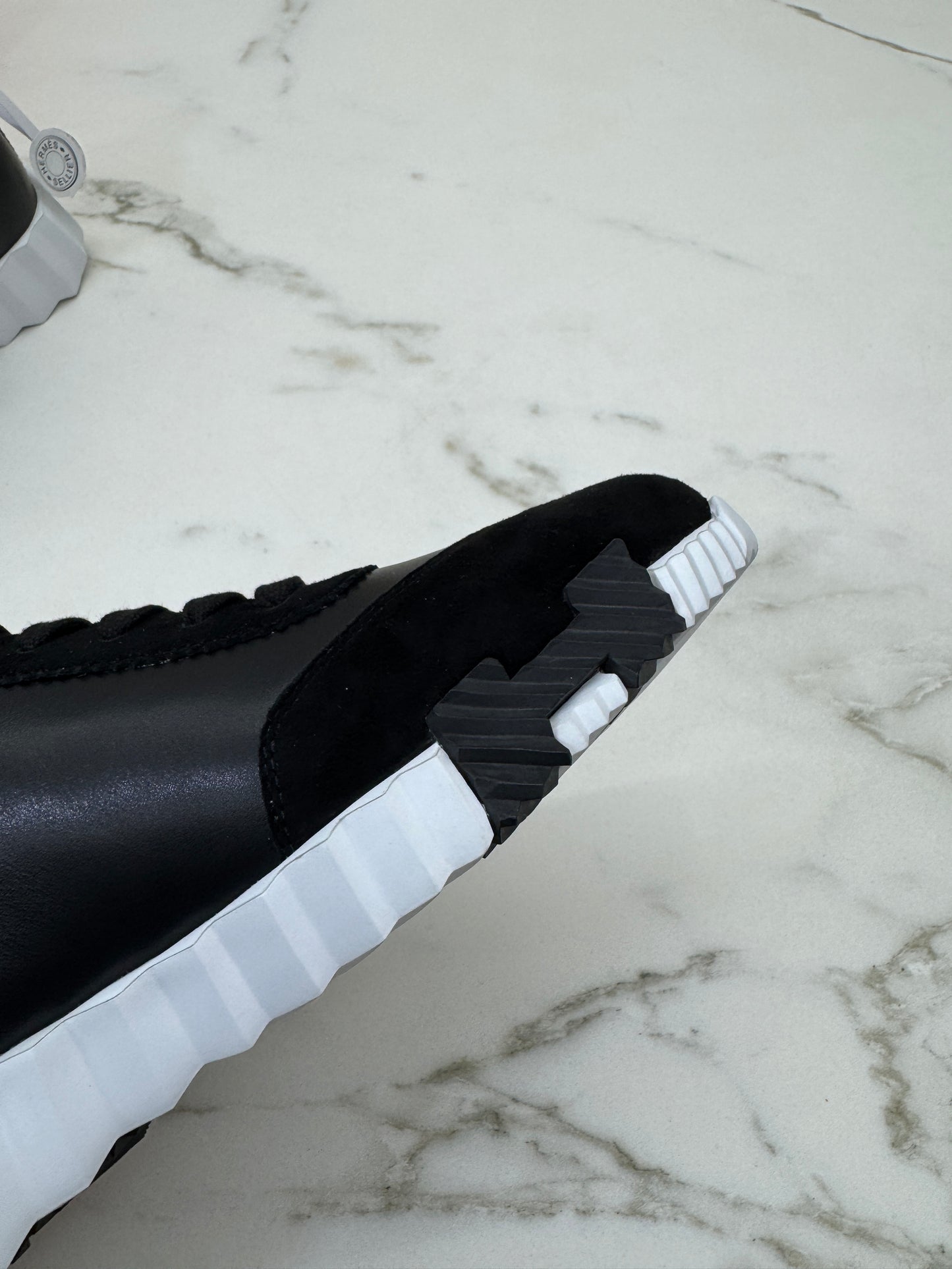 HERMES Bouncing 運動鞋 黑色皮面