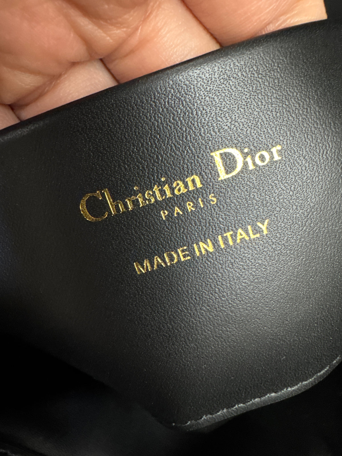DIOR Toujours Vertical Small Black