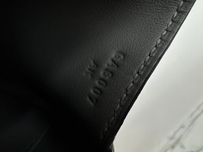 HERMES Mini Lindy 積雨雲灰銀扣 0L Gris Meyer PHW