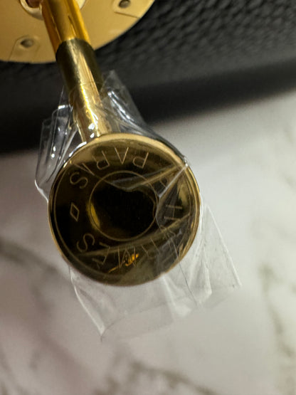 HERMES Lindy26 黑色金扣 TC