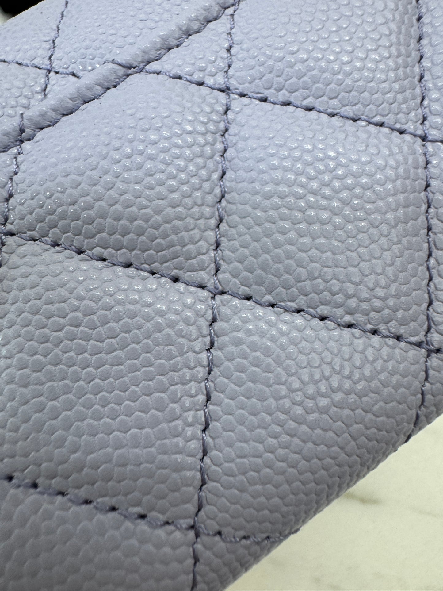 CHANEL 21K 香芋紫 CF Cardholder