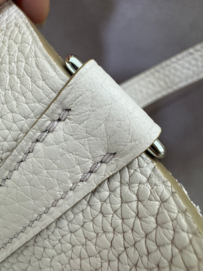 HERMES Picotin Lock 18 夢幻紫銀扣 TC Mauve Pale PHW