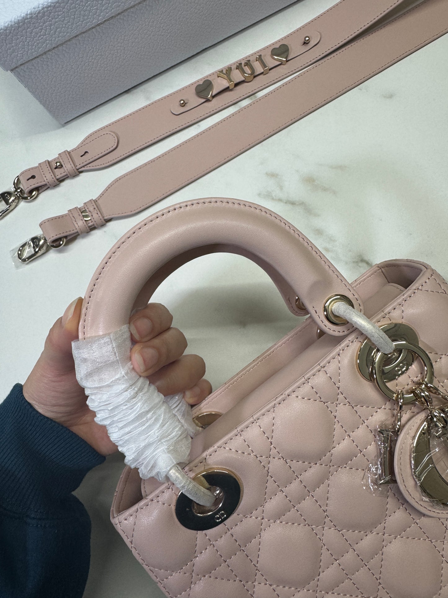 DIOR Lady Dior Small 胭脂粉