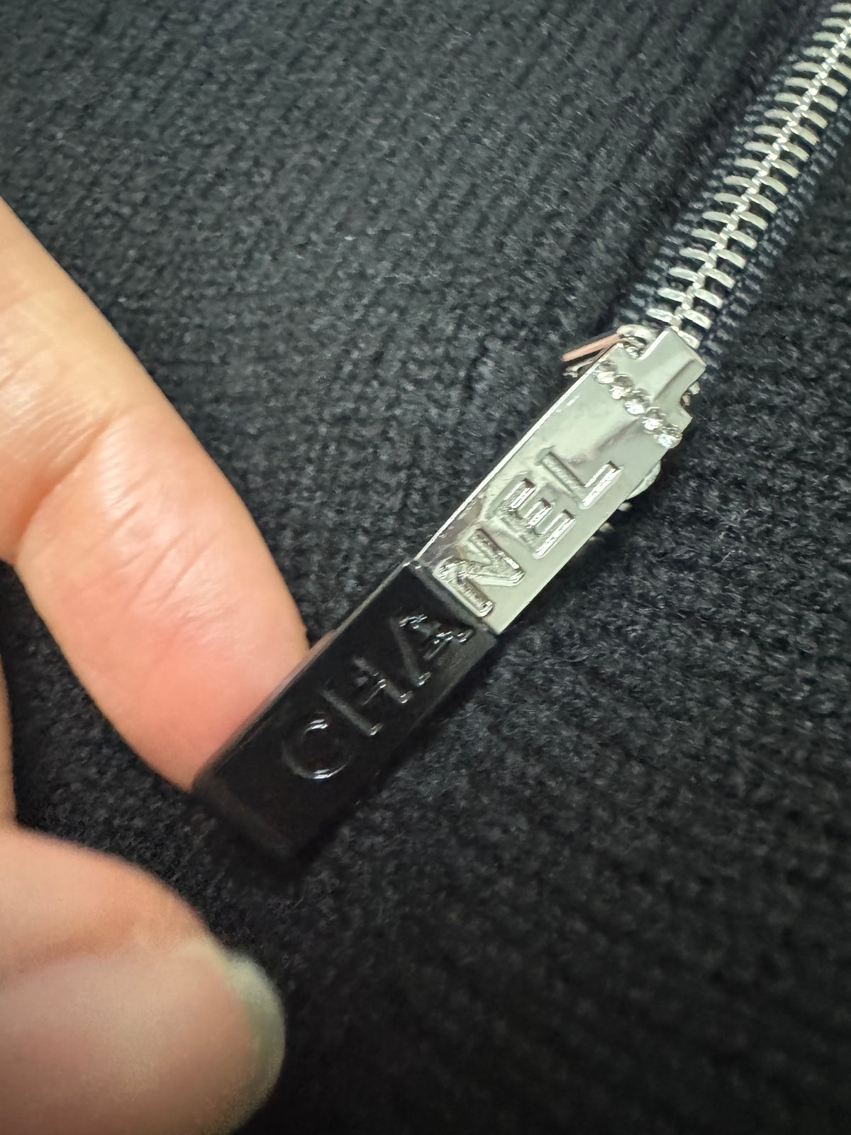 CHANEL 25P拉鏈袖外套 98% Cashmere