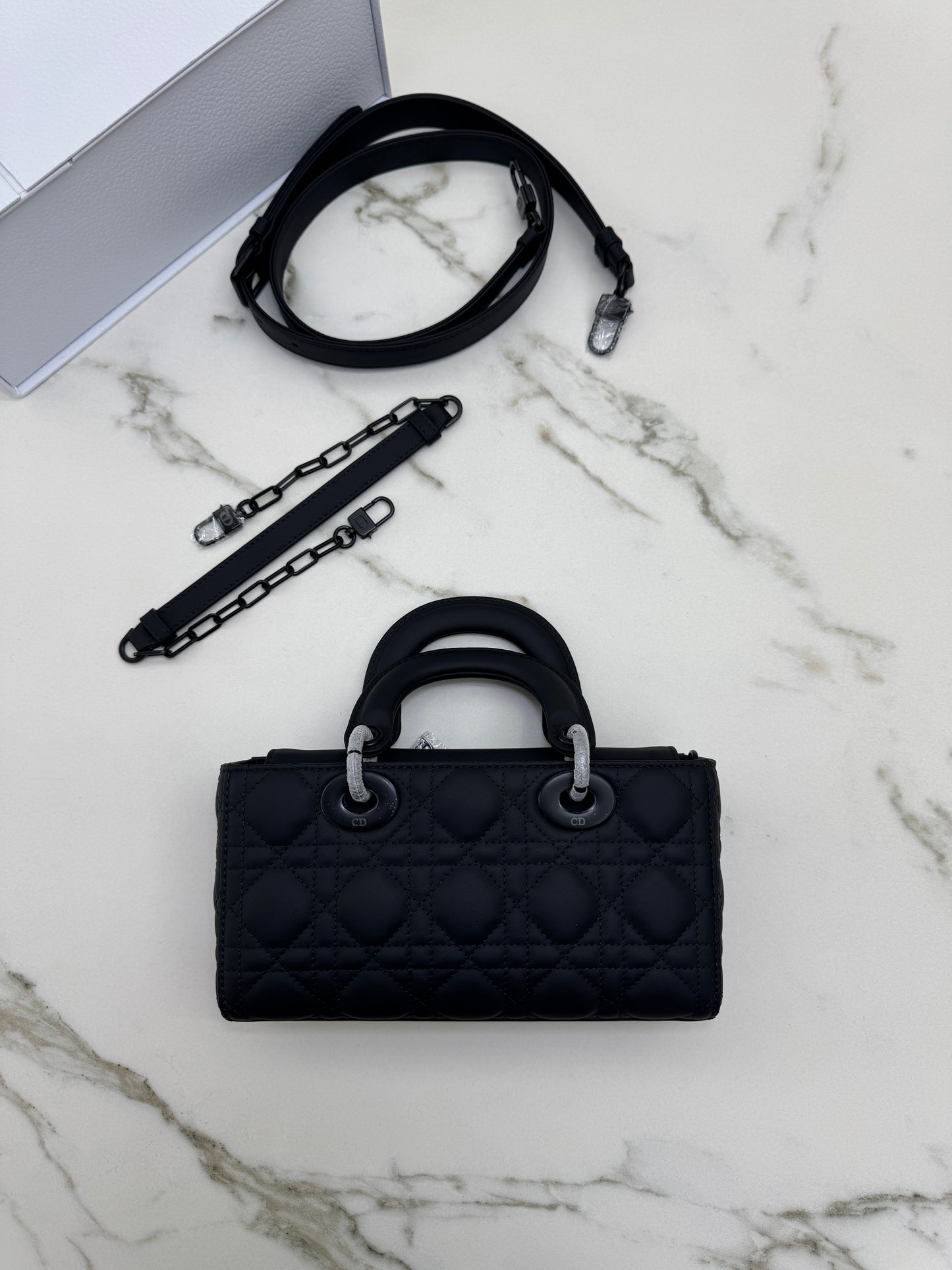 DIOR D-joy Small Matte Black