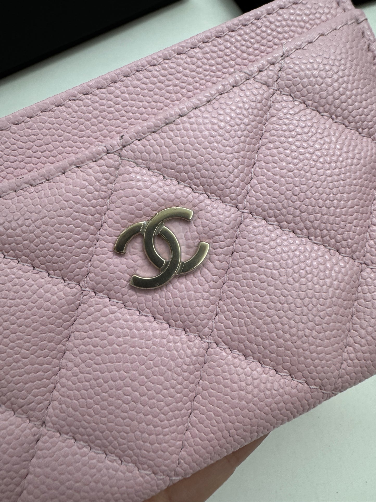 CHANEL 24S櫻花粉 Cardholder