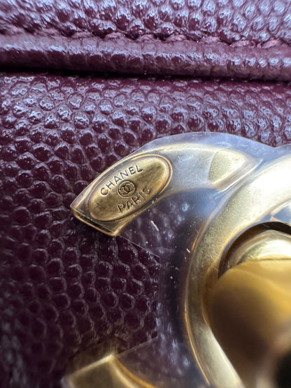 CHANEL Preppy Coco Small 酒紅色