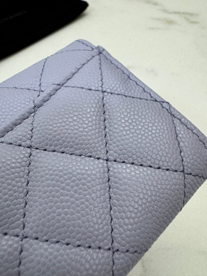 CHANEL 21K 香芋紫 CF Cardholder