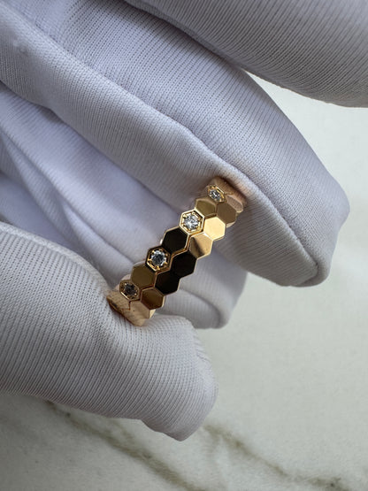 CHAUMET Bee My Love 玫瑰金戒指 半鑽/無鑽