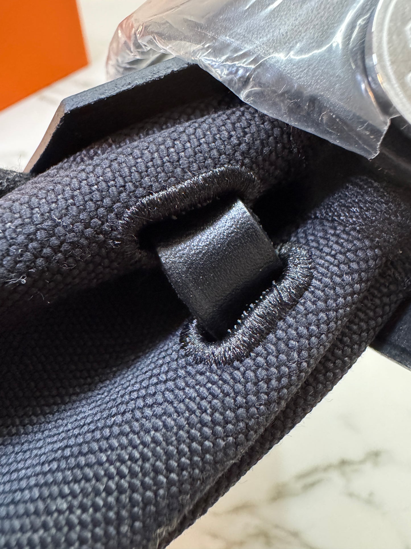 HERMES Mini Herbag 黑銀