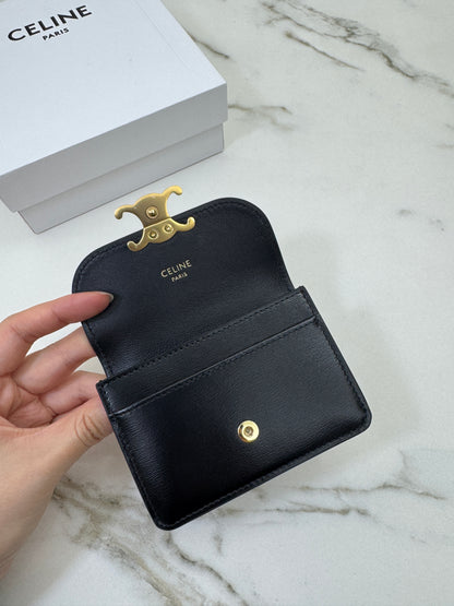 CELINE 凱旋門卡包 Box皮