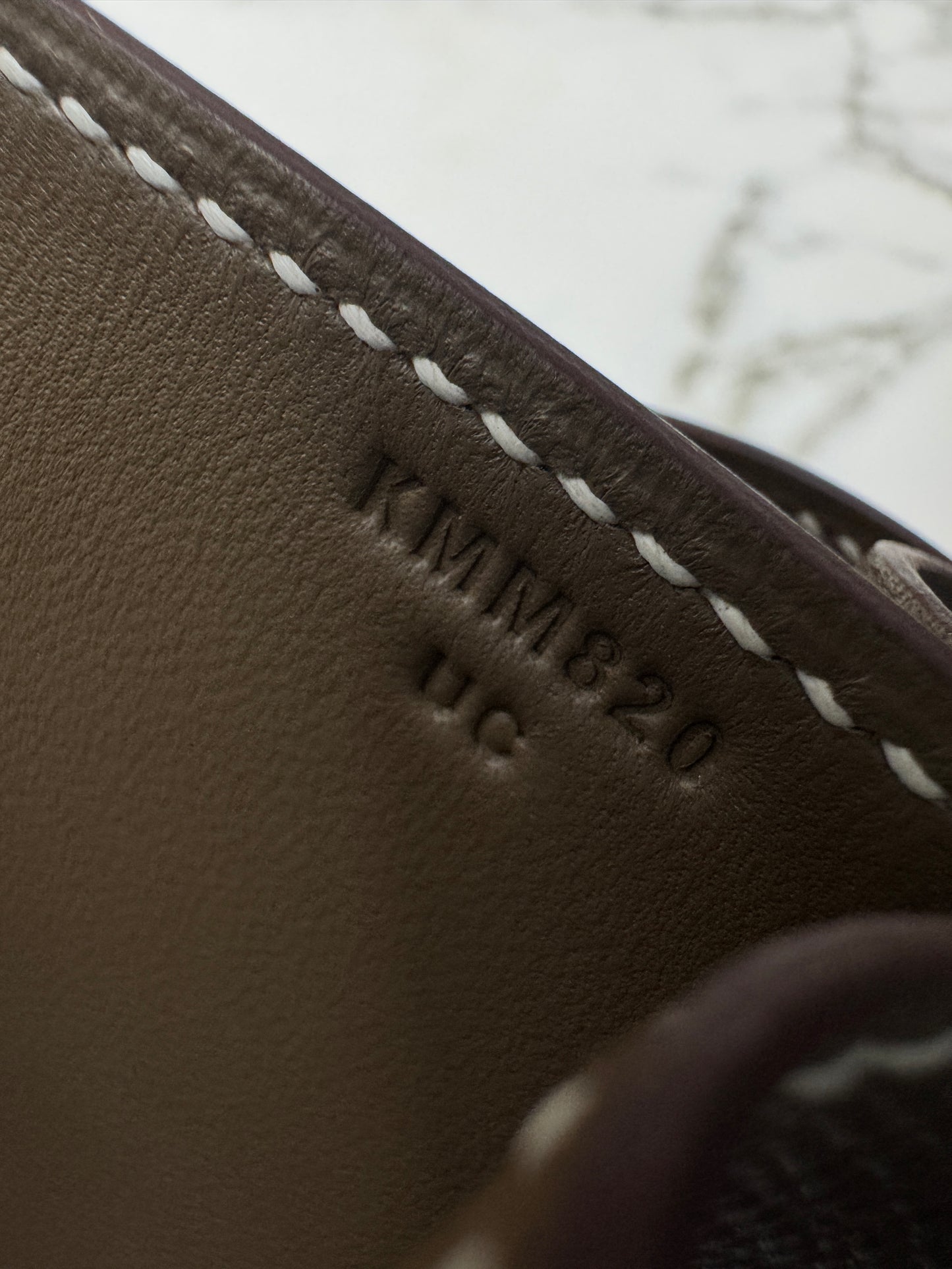 HERMES Mini Constance 大象灰 Epsom 玫瑰金扣