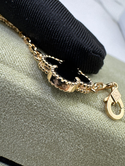 VCA Vintage Alhambra Bracelet 黑玉髓
