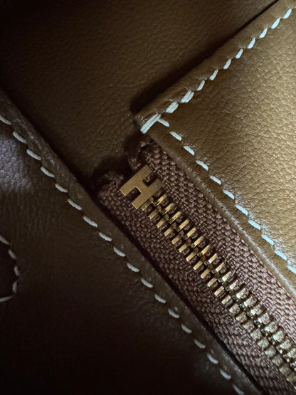 HERMES Birkin 25 金棕色金扣 Togo Gold GHW
