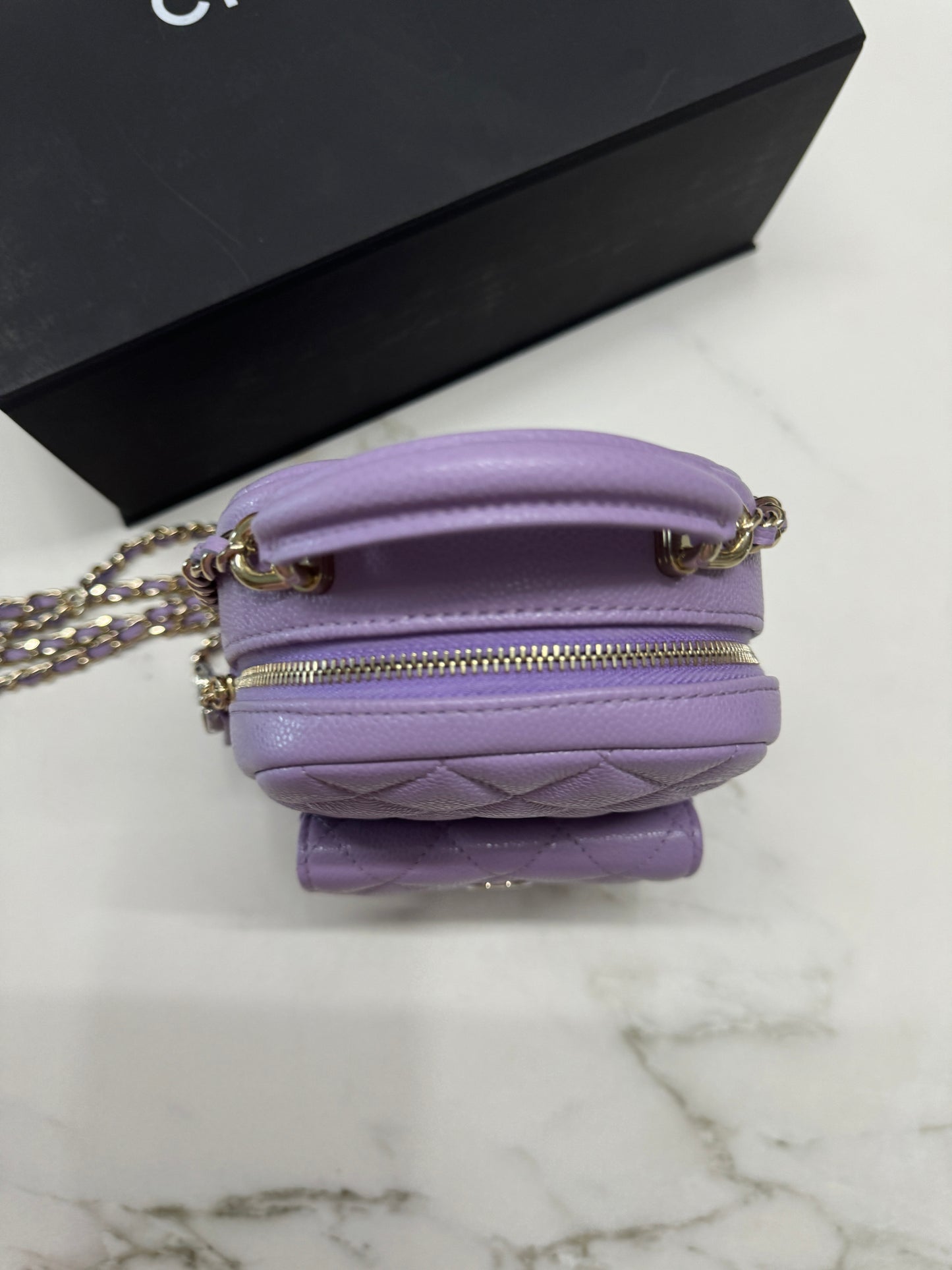 CHANEL 小書包 香芋紫 牛皮 Backpack