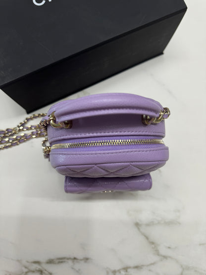 CHANEL 小書包 香芋紫 牛皮 Backpack