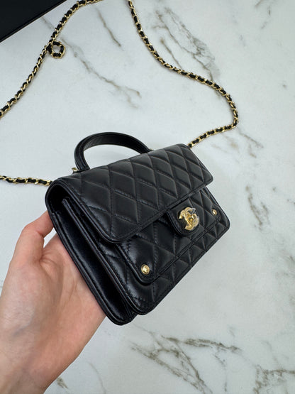 CHANEL 25B 手柄郵差 Wallet on Chain