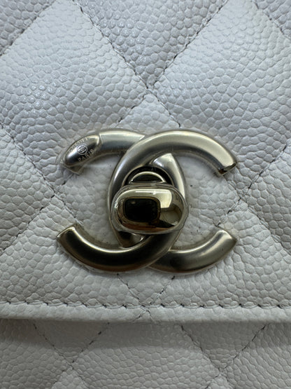 CHANEL Coco Handle Nano 白色